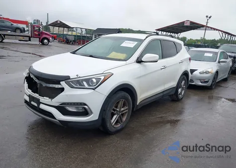 2017 Hyundai Santa Fe Sport 2.4L из США, поврежденный, VIN 5XYZUDLB0HG397831